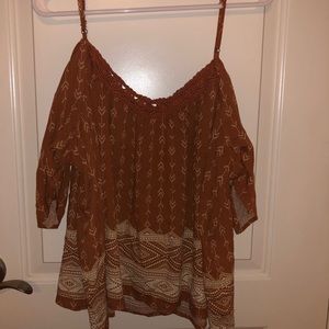 Off the shoulder shirt